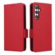 thumbnail image 2 of Funda Cartera para Samsung Galaxy S24 FE Tapa Flip con Ranuras y Soporte Rojo, 2 of 5