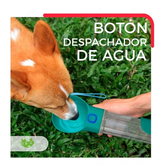 Genérico - Bebedero Portatil Dispensador Mascotas Perro Gato Lau