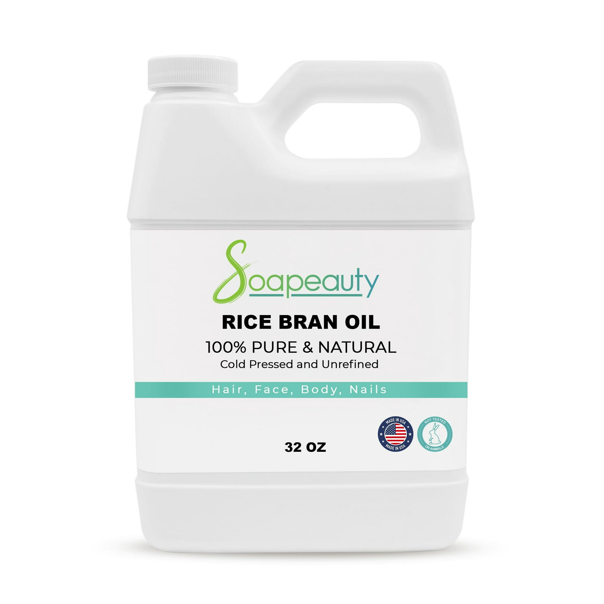 Aceite De Salvado De Arroz Soapeauty Prensado En Frío Sin Refinar 950 Ml