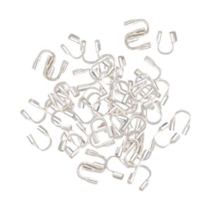 Bothyi - 100 Uds. De Protectores De Alambre, Bucles, Protector De Cable De Alambre Para Fabricación De Joyas, Colgante Diy