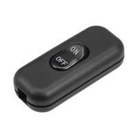 Magideal - Interruptor De Cable De Lámpara En Línea, Botón, Reparación, Fácil Instalación, Compacto, Interruptor De Cable Eléctrico Para Lámpara De Escritorio De Negro