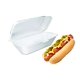 thumbnail image 1 of 200 Bandejas De Plumavit Porta Completo Envase Hot Dog Contenedores De Servicio De Alimentos Recipie, 1 of 11