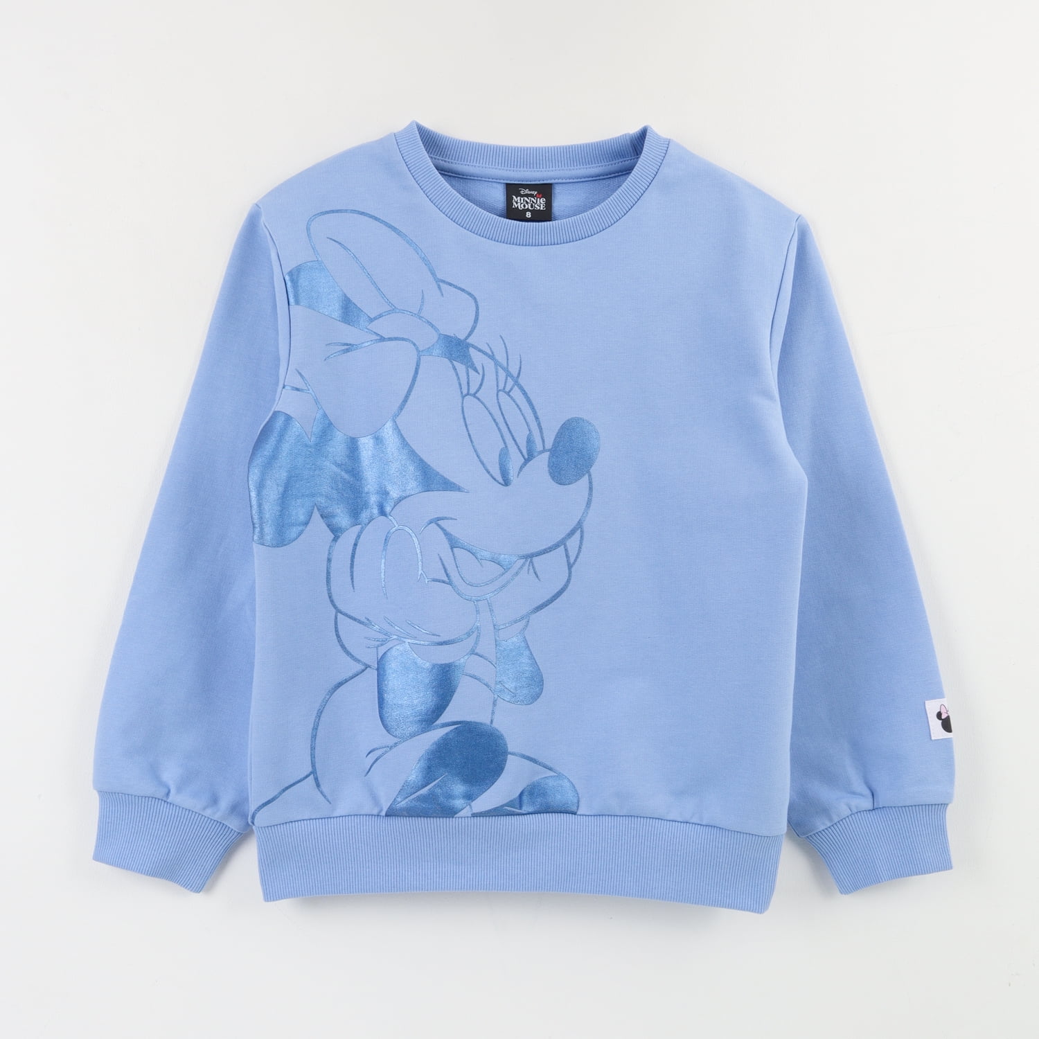 Poleron Cerrado Niña Celeste Lineal Minnie Disney