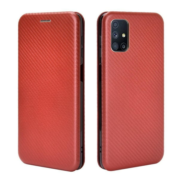Funda Flip para FOXDOCK Samsung Galaxy M51 - Funda magnética de negocios, funda protectora delgada