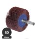thumbnail image 1 of Rueda Traslapada 60 mm - Metal y Acero Inox. - Grano 80 - Vástago 6 mm - G-Saitor A - Sait, 1 of 5