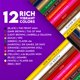 thumbnail image 2 of Set de 12 lápices de colores Squid Colors de Pun Labs, 2 of 7