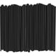 thumbnail image 1 of XmhyTop 1000 Unidades Popotes de Plástico Negro, 3 mm de Diámetro, 13cm de Altura, Straws para Bebidas Desechables y Resistentes, Ideal para Eventos, Restaurantes y Uso Doméstico, 1 of 5