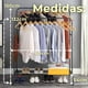 thumbnail image 3 of Perchero Organizador Colgante de Ropa Doble Barra Tendedero Acero, 3 of 8