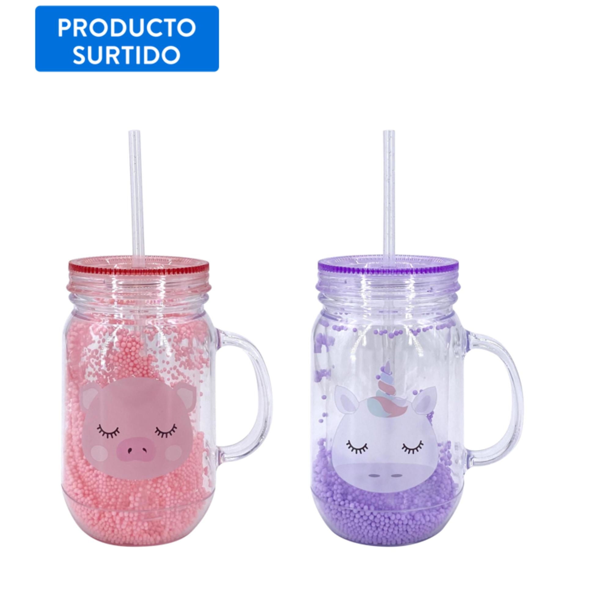 Jarro Plastico Impreso 470ml Multicolor Haus