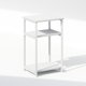 thumbnail image 1 of Mesita de Noche Furinno Simplistic de 3 Niveles con Estante Abierto y Marco Metálico, 1 of 5