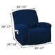 thumbnail image 4 of Funda para sillón reclinable, elástica, lavable y gruesa, con bolsillo, 4 of 5