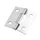 thumbnail image 3 of Bisagras para puerta Mcredy de acero inoxidable 3.8 x 3.1 cm, color plata, paquete de 20, 3 of 4
