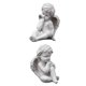 thumbnail image 2 of 2 Uds Estatua De ángel Bebé Ala Querubín Figuritas Ilustraciones Para Patio De Escritorio, 2 of 5