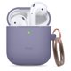thumbnail image 1 of Funda de silicona elago para AirPods con llavero Lavanda gris, 1 of 8