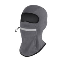 Magideal - Pasamontañas Para Hombre Y Mujer, Máscara Para La Cabeza, Suave, Cálida, Resistente Al Viento, Pasamontañas, Máscara De Esquí, Máscara Facial Completa Gris Oscuro