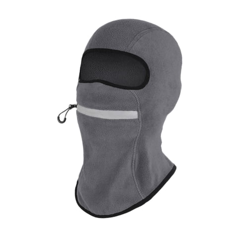 Magideal - Pasamontañas Para Hombre Y Mujer, Máscara Para La Cabeza, Suave, Cálida, Resistente Al Viento, Pasamontañas, Máscara De Esquí, Máscara Facial Completa Gris Oscuro