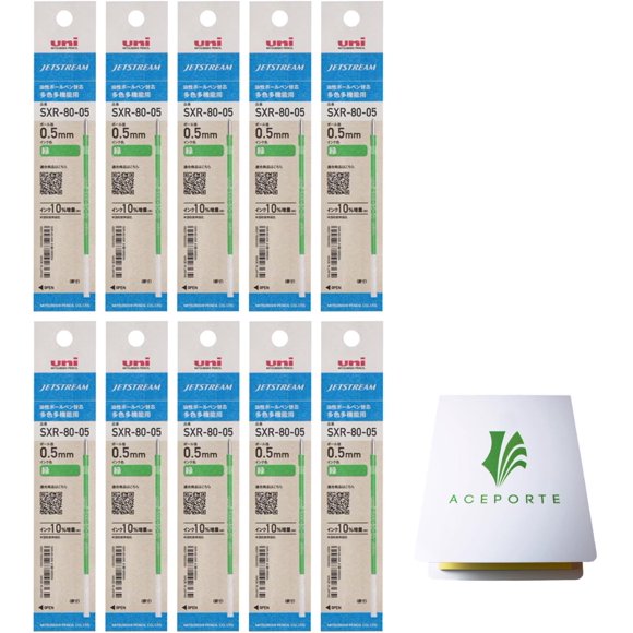 Recargas de tinta QULLITY 0,5 mm verde paquete de 10 (SXR8005K)