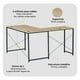 thumbnail image 5 of Escritorio Esquinero Desk-11 Relan Estilo Industrial de Acero y MDF Color Negro y Café, 5 of 7