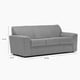thumbnail image 2 of Sofá Milan 3C Gris, 2 of 3