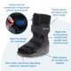 thumbnail image 3 of Bota Walking Fracture BodyMed Air CAM ajustable, talla mediana, 3 of 7