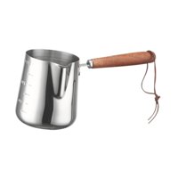 Magideal - Cafetera Turca Con Calentador, Espumador De Leche, Taza Multifuncional Con Báscula, Jarra Para Espumar Leche, Taza Para Café Con Leche Para Cafetería, 350 Ml