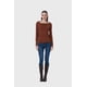 thumbnail image 4 of Polera Mujer Escote Recto Café, 4 of 4