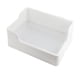 thumbnail image 3 of Caja de arena para conejos, bandeja portátil para entrenador de orinal, jaula de ropa de cama estable para interiores, inodoro duradero para mascotas , Blanco, 3 of 5