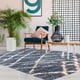 thumbnail image 3 of Alfombra Shaggy Design 180x275 1381 Aqua, 3 of 3