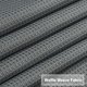 thumbnail image 5 of Juego de 2 cortinas NANAN impermeables de tejido gofre gris 76 × 114 cm, 5 of 7