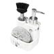 thumbnail image 2 of Dispensador De Jabón Para Platos 3 En 1 Con Bola De Limpieza Y Cepillo Organizador De Encimera, 2 of 5