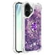 thumbnail image 3 of FOXDOCK Funda Glitter Líquida para iPhone 17 con Anillo Brillante, TPU Antichoques y Esquinas Reforzadas, Soporte, 3 of 6