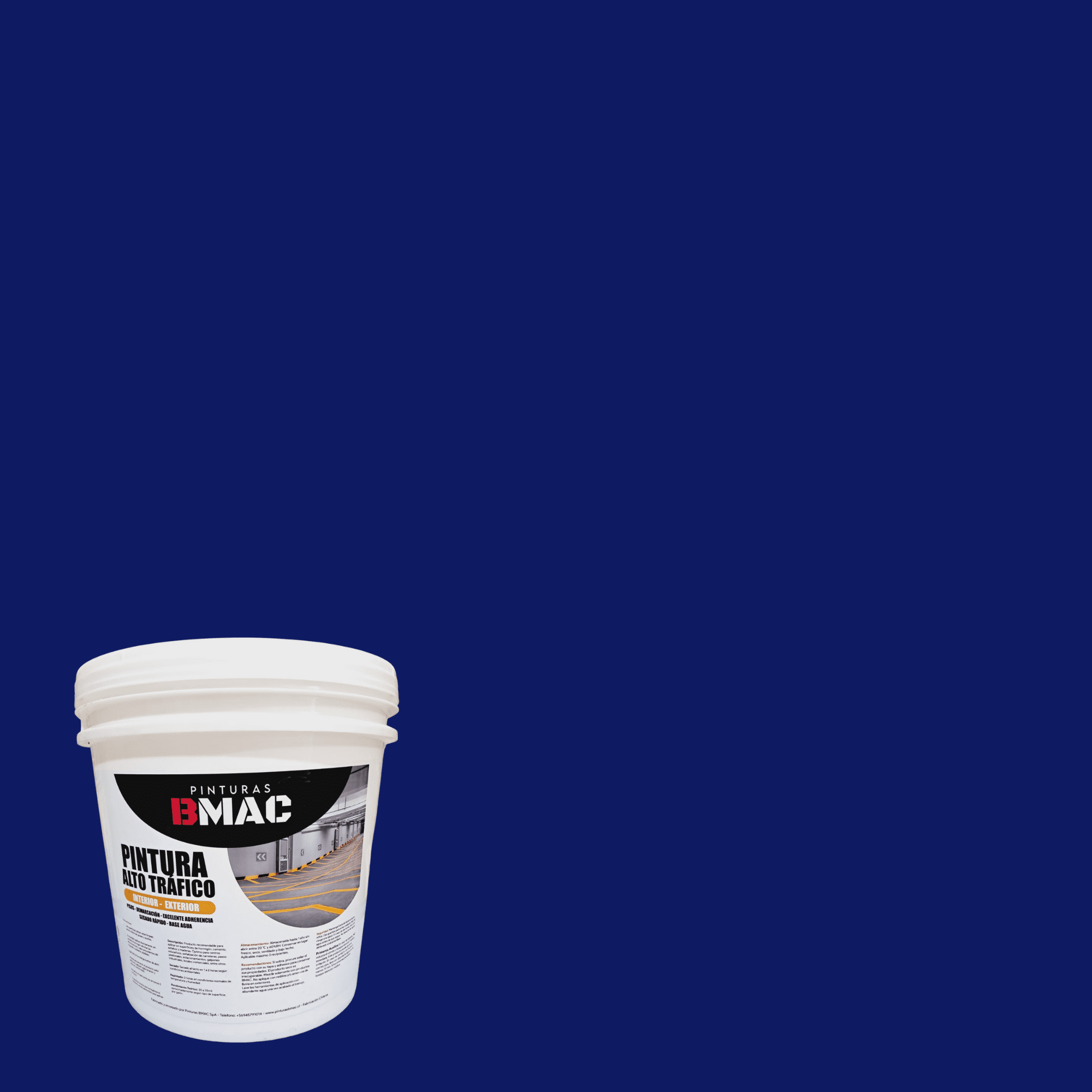 Bmac - Pintura Alto Trafico Azul Tineta