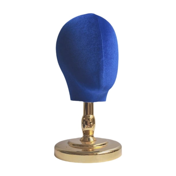 Cabeza de maniquí de terciopelo, soporte para peluca, soporte para cabeza de maniquí, soporte para peluca, cabezal de exhibición para gorra, sombrero,