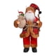 thumbnail image 2 of Figura Papá Noel Colores Brillantes Cuadros Rojos, 2 of 3