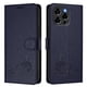 thumbnail image 1 of Funda tipo cartera FOXDOCK para Doogee Note 58 con soporte, ranuras, RFID, diseño de gato, 1 of 5