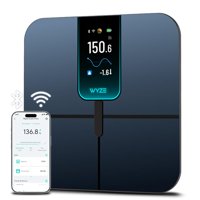 Smart Scale Wyze Scale Ultra Con Pantalla A Color De 4,3 Pulgadas, Color Negro