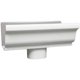 thumbnail image 1 of Canaleta para canaleta de lluvia Amerimax 33010 (12,7 cm), galvanizada, color blanco, 1 of 1