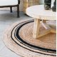 thumbnail image 3 of Alfombra Benares Redonda Living Yute Beige 180 cm, 3 of 4