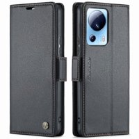 Caseme Tipo Cartera Xiaomi 13 Lite Con Cierre Magnético, Rfid, Tarjetero, Soporte, Carga Inalámbrica