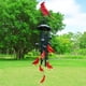 thumbnail image 5 of Campanas de viento HUVNSOCH con cardenal de metal negro para exteriores, 5 of 7