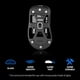 thumbnail image 3 of Patines para Mouse Pulsar Superglide 12 piezas 6mm 9mm Blanco, 3 of 5