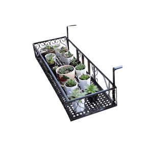 Genérico - Jardinera Exterior Barandilla Para Balcón 50X20X12Cm