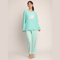 Mon Amour - Pijama Micropolar Bordado Gatos 261549 - S