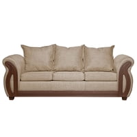 Ruzam Mobel - Sofá 3 Cuerpos Isidora Beige