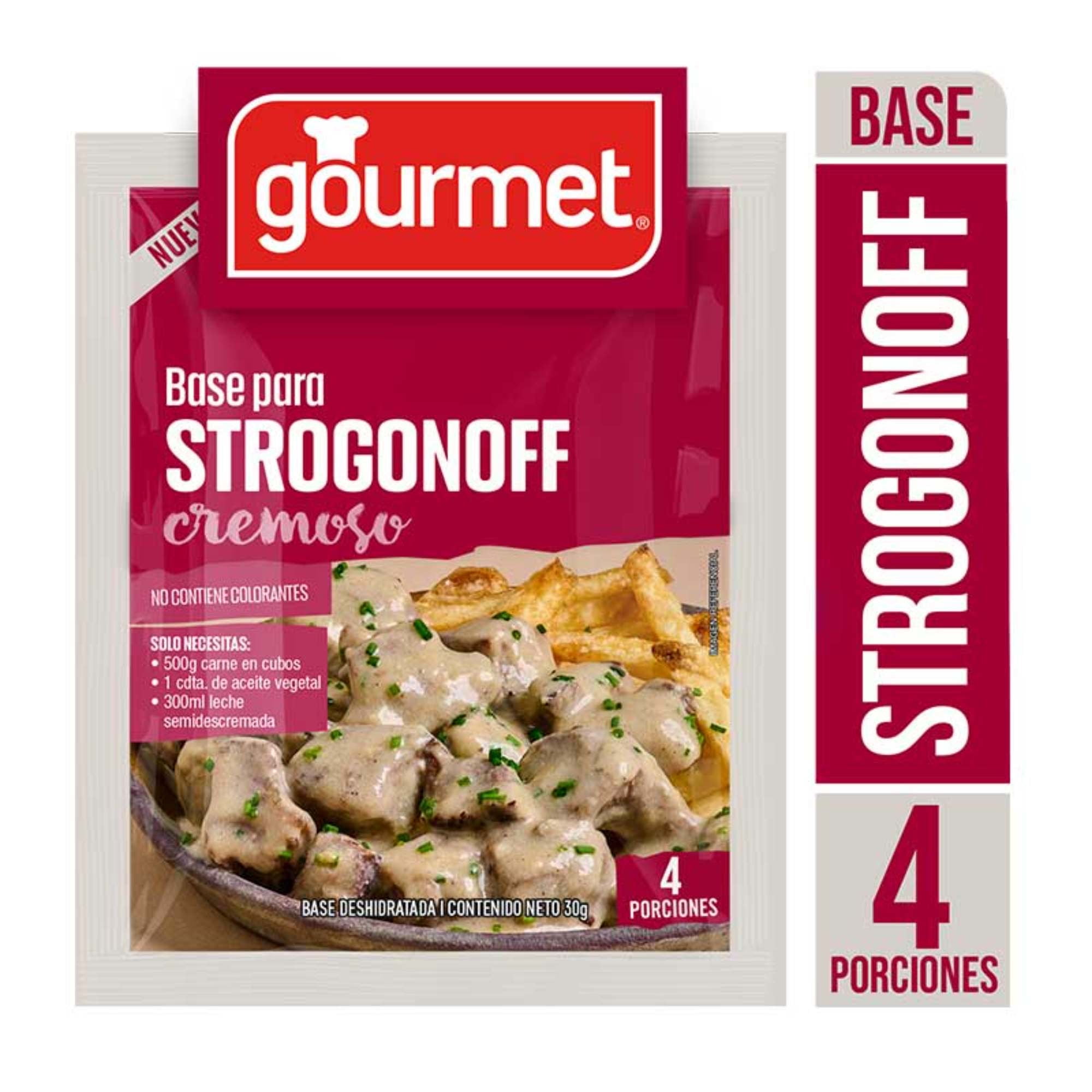 Base Para Strogonoff (4 Porciones) Sobre 30 g Gourmet