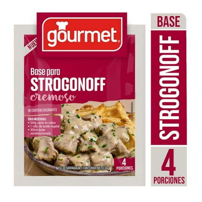 Base Para Strogonoff (4 Porciones) Sobre 30 G Gourmet