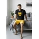 thumbnail image 2 of Pijama Hombre Estampado Mask negro M, 2 of 8