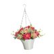 thumbnail image 4 of Flores Colgantes Artificiales Con Maceta De Cadena De Cesta Para Terraza, Patio Al Aire Libre, Estilo E, 4 of 5