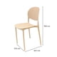 thumbnail image 3 of Silla Plástico Apilable Deco Sevilla Beige Escandinavia, 3 of 7