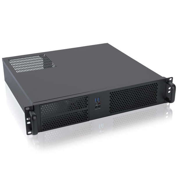 Chasis RackChoice Micro ATX 2U para Montaje en Rack 2 x 5.25 con Fuente de Alimentación